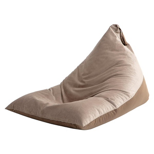 Yüksek kaliteli peluş Beanbag sandalye Modern avrupa tasarım yumuşak zemin kanepe esnek oturma salon yatak odası-toptan