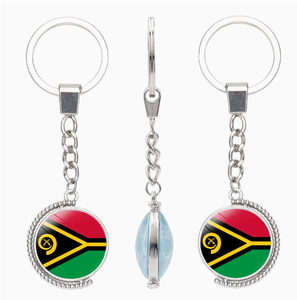 <span class=keywords><strong>Llavero</strong></span> Personalizado al por Mayor de las Islas <span class=keywords><strong>Marshall</strong></span> con Impresión a Doble Cara con Patrones del Emblema Nacional de Varios Países de Oceanía - Product Image 5