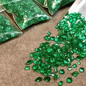 Piedras Preciosas de Esmeralda Verde Sueltas en Venta, Corte Brillante Redondo de 1.0-4.0 mm, Cultivadas en Laboratorio para Joyería, Certificadas por Terceros - Product Image 1