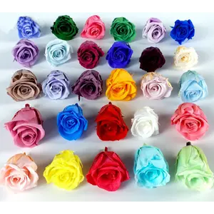 Wholesale Trending Products Preserved Rose Buds Everlasting forever eternal preserved roses head b 2-3cm