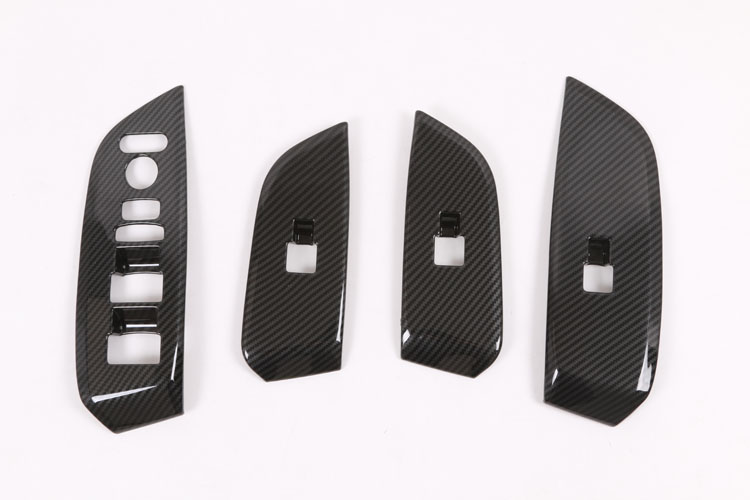 RHD WINDOW SWITCH COVER-carbon look