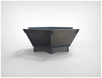 Foyer Corten Design Moderne Portable Foyer Camping Extérieur Pliable