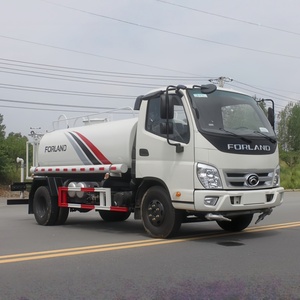 รถบรรทุกฉีดน้ำ 4x2 ยี่ห้อฟอร์แลนด์ ผลิตในจีน พร้อมถังเก็บน้ำเหล็กกล้าคาร์บอนขนาด 5000 ลิตร - Product Image 3