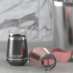 12 oz tazza per bicchiere di vino con isolamento in acciaio inossidabile a doppia parete con Design moderno