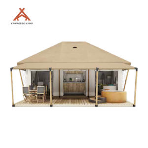 เต็นท์รีสอร์ทหรูหรา Kawagebo Kamp (KK) ขนาด 20' x 26' รุ่น PVDF สำหรับแกลมปิ้ง ซาฟารี พร้อมห้องน้ำในตัว - Product Image 6