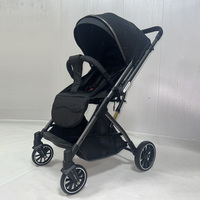 Baobaohao Poussettes 3 en 1, Walkers Porte-bébé de luxe/Pas cher Pliable Excellente Perméabilité Voir Poussette