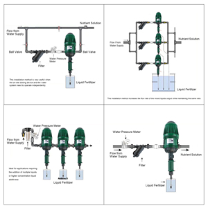 Pompe doseuse <span class=keywords><strong>automatique</strong></span> proportionnelle de haute qualité pour engrais, résistante à la corrosion, pour l'irrigation goutte à goutte agricole - Product Image 6