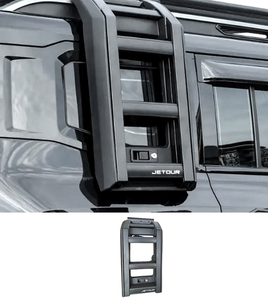 Autozubehör Elevable Aluminium Modification Upgrade Teile Teleskop Climb Folding Seiten leiter für Jetour Traveller T2 - Product Image 3