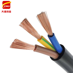 <span class=keywords><strong>Cable</strong></span> Eléctrico Flexible H05vv-f H03vv-f Redondo de 0.75, 1.0, 1.5, 2.5, 4 y 6 mm, 300/500V, Multifilar, 3 Núcleos, Aislamiento de PVC, Tipo Rvv - Product Image 4