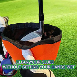 Bolsa de Limpieza para Palos y Pelotas de Golf con Logotipo Personalizado, Forro con Tecnología Clean Face y Clip Desmontable, Bolsa para Lavar Pelotas de Golf - Product Image 5