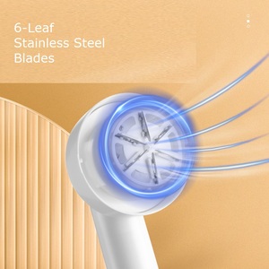 Boîte de rangement remplaçable à 6 lames pour écran LED Batterie au <span class=keywords><strong>lithium</strong></span> rechargeable Rasoir pour tissu Rasoir à chandail Dissolvant de charpie électrique - Product Image 4