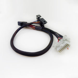 Universal Obd 2 J132 Obdii Obd2 t-harness Splitter Spliter kabel Y Harness dengan Multi braket pemasangan untuk semua pembuatan mobil - Product Image 1