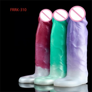 Extensor de Pene de Silicona, Retardante de Eyaculación Masculina, Funda para Pene, Dildo Hueco, Condones Reutilizables, Funda para Pene, Juguete Sexual para Hombres - Product Image 1