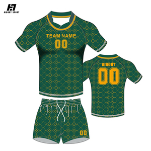 Aibort Vente en gros de vêtements de sport, uniformes de <span class=keywords><strong>rugby</strong></span> pour hommes, OEM, haute qualité, sublimation, kits de <span class=keywords><strong>rugby</strong></span> personnalisés unisexes, maillots - Product Image 2