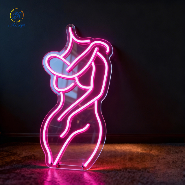 Sexy Lady Custom LED Neon Sign for Bar Company Wedding Party-Customizable Size & Color Durable Neon Light