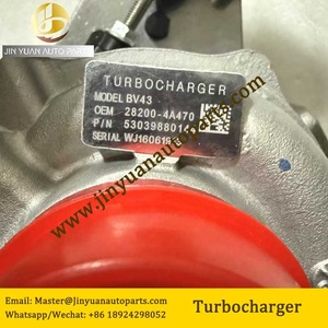 282004A470 28200-4A470 53039880144 28200-4A470FF 282004A470FF BV43 Turbocompresseur Pour Hyundai Santa Fe D4CB <span class=keywords><strong>Euro</strong></span> 4 <span class=keywords><strong>2</strong></span>.5T Moteur - Product Image 2