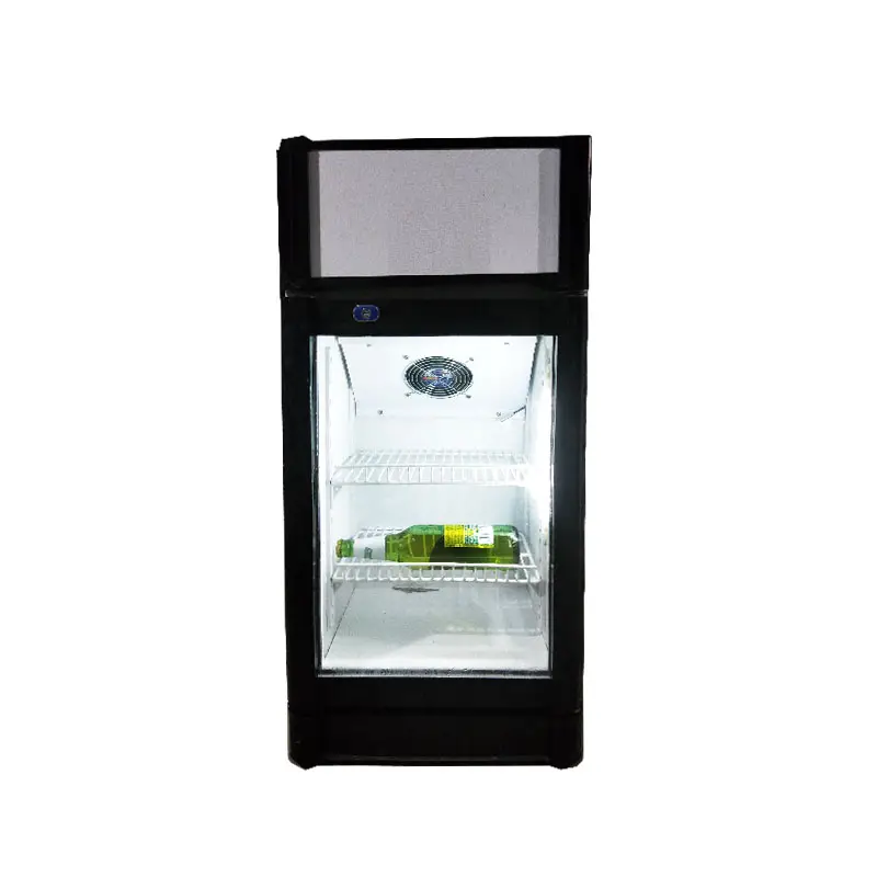 Counter top mini cooler 68L เครื่องดื่มจอแสดงผลตู้เย็น