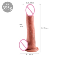 Nouvel Arrivage Marque privée Ventouse en silicone souple Poussée Gros énorme gode masculin Pennis Fournisseurs de jouets sexuels pour adultes pour filles