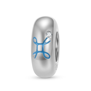 Elegantes Dijes de Plata de Ley S925 con los 12 Signos del Zodiaco, Ideales para Pulseras, Colgantes DIY y Accesorios de Joyería - Product Image 5