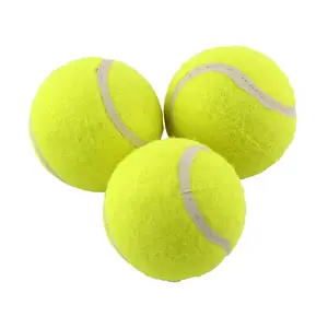 Wholesale Custom Logo Chew Rubber Exercise Training Interactive Pet Ball Throwing Small Tennis Dog Ball Toy With Logo For Dogs