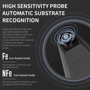 Hoge Precisie Auto Verf Meter Detector Film Dikte <span class=keywords><strong>Tester</strong></span> Coating Dikte Meter Aanpasbare Oem Testapparatuur - Product Image 5