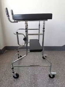 אלומיניום כלכלי קבוע עומד ווקר ללא גלגלים בשימוש עבור קשישים ונכים אנשים - Product Image 6