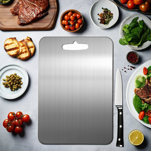 Bloc à découper écologique en bois épais coloré 2 1 3 Pack 100pur 304 planches à découper ensemble poignée Double face - Product Image 1