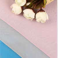100% Polyester Organza Fil Doux Robe Tissu Maille Tricotée pour Sacs pour Garçons-Source Fabricant Stockage Tissu Fournisseur
