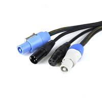 Câble composite 2-en-1 3M Power Signal 3*2.5 Alimentation + 3*0.3 DMX 3 broches XLR en fer pour scène intérieure Chine 1 pièce