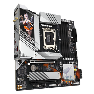 GIGABYTE 2025 Nouveau B760M <span class=keywords><strong>AORUS</strong></span> ELITE AX-P Intel <span class=keywords><strong>DDR5</strong></span> LGA 1700 Dual PCI-E 4.0/5.0 14th CPU Support Gaming Desktop Motherboard PC - Product Image 3