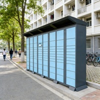 Boîte à colis intelligente étanche en acier galvanisé XinJu Electronic pour extérieur, idéale pour les bureaux, appartements et livraisons en usine