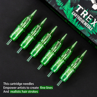Cartouche d'aiguille de tatouage jetable OEM Ambition TREX Green 20 pièces/boîte Stérilisée Sûre 7RM 9RM RM 1RL 3RL 5RL 7RL 9RL RL