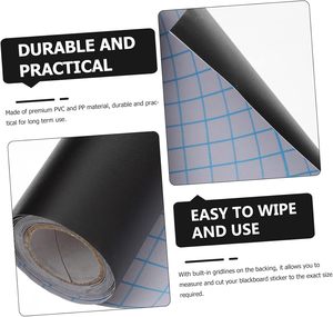 Bonvan Tableau noir flexible personnalisé amovible et réutilisable sans résidu de colle pour le bureau, la maison et l'école - Product Image 4