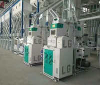 Machine à décortiquer le riz MLGQ36C, équipement d'usine de riz avec une capacité de 4,5-5,5T/H, 380V/415V, 11KW de puissance, contrôle PLC