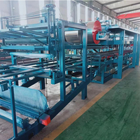 Shunda fabrication métal couleur acier isolé EPS toit panneau sandwich rouleau formant ligne de production
