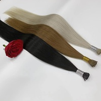 Extensions de cheveux naturels vietnamiens double drawn, pré-collées à la kératine, type I-Tip, très demandées