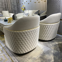 Chaise de loisirs design de haute qualité en blanc classique pour canapé sectionnel de salon meubles de maison