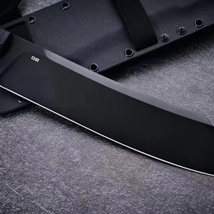 มีด Ram Bo MK11 แบบปรับแต่งได้ OEM มีดแทคติคอลคุณภาพสูง สแตนเลสสตีล D2 ใบมีดแบบ Fixed Blade ด้ามจับแบบ Sheepsfoot พร้อมปลอกมีด G10 EDC รุ่นลิมิเต็ด - Product Image 3