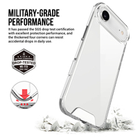 Coque de téléphone transparente résistante aux chutes en gros pour Iphone 17 Air Space Case Mobile Phone Clear Back Cover