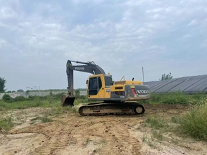 Bon état fabriqué en Corée sur chenilles original utilisé excavatrice volvo ec210 ec210d à vendre - Product Image 4