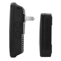 Sécurité à domicile bienvenue sonnette sans fil carillons intelligents sonnette de porte alarme lumière LED 60 chansons avec bouton tactile étanche sonnette de porte