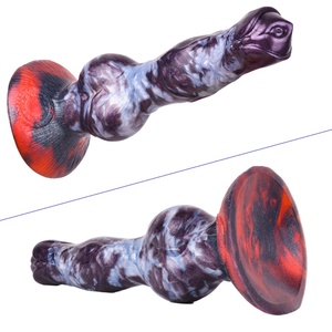 NNSX Huge Knot Dog <b>Dildo</b> Silicone Penis Big Dick Phallus Adult Sex Shop Toy for Women Female Masturbator Suction Cup Anal Toys - Product Image 2