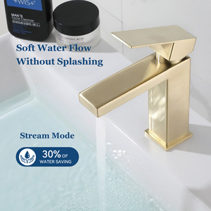 304 Thép Không Gỉ Màu Đen Phòng Tắm Bồn Rửa Lưu Vực Vòi Duy Nhất Xử Lý Máy Trộn Nước Vòi Nóng Và Lạnh Lưu Vực Vòi Nước Cho Phòng Tắm - Product Image 5