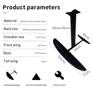 <span class=keywords><strong>Planche</strong></span> de surf, SUP, hydrofoil, kitesurf, foil de wakeboard tout en fibre de carbone, kiteboarding - Product Image 2