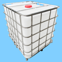 Vente directe d'usine polyéthylène utilisé 1000 litres Ibc réservoir en plastique Ibc réservoir réservoir d'eau portable