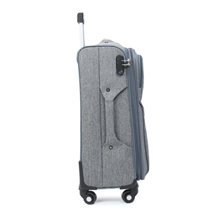 Ensemble <span class=keywords><strong>de</strong></span> <span class=keywords><strong>3</strong></span> pièces <span class=keywords><strong>de</strong></span> bagages gris avec roues et plusieurs compartiments Valise <span class=keywords><strong>de</strong></span> voyage légère et durable - Product Image 4