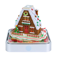 Bloc-notes 3D en forme de maison de Noël colorée, décoration de bureau, bloc-notes, papeterie mignonne, cadeau de Noël de luxe pour les amis et les enfants