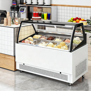 Congélateur commercial Congélateur de présentation de crème glacée de qualité commerciale pour supermarché Boutique de desserts - Product Image 2