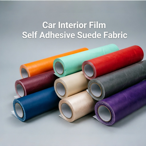 <span class=keywords><strong>Film</strong></span> de protection pour voiture vendu directement en usine, autocollant pour voiture, 1,5*15m, noir, en daim, pour l'intérieur de la voiture - Product Image 6