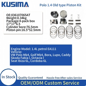 KUSIMA 036107065AT Pistone Motore per VW Golf Polo Skoda Octavia Fabia 1.4 16V AUA AUB AQQ AHP AFK AHW AXP BBY <span class=keywords><strong>BBZ</strong></span> BCA 76.5MM - Product Image 2
